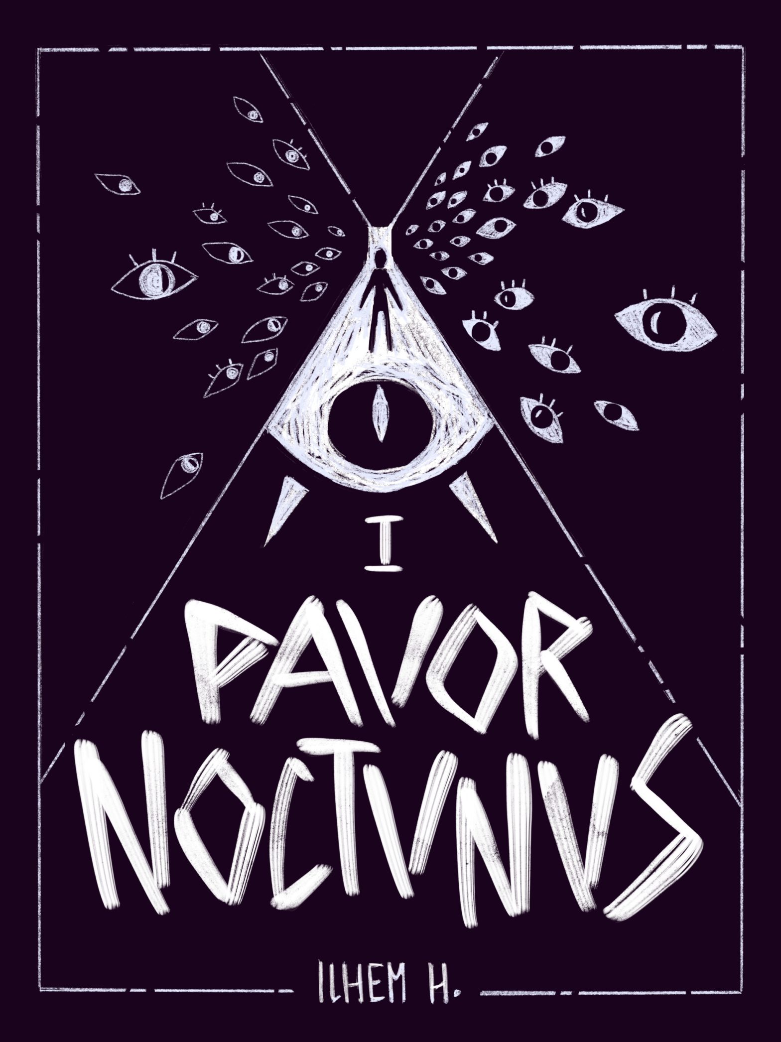 Couverture du premier tome de la série PAVOR NOCTVRVS, croyez-moi, ça déchire ! Des démons, de l'angoisse, de l'érotisme tout ça... Illustration de couverture par Poncho !