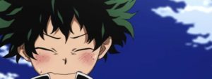 Izuku Midoriya personnage de My Hero Academia