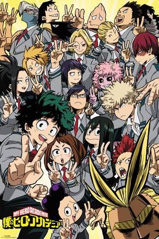 Poster de My Hero Academia.
